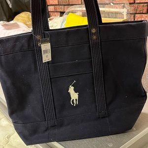Navy blue polo bag